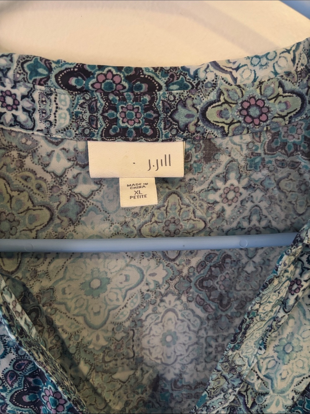 J.Jill Size XL Petite Tunic Style Blouse - Picture 2 of 10